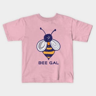 Cute, Fun Bee Gal with Kawaii Bee Kids T-Shirt